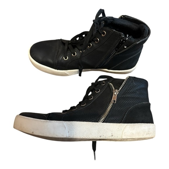 Call it Spring‎ Black Hi-Top Sneaker SZ 8. Double Zip Closure - Picture 2 of 4